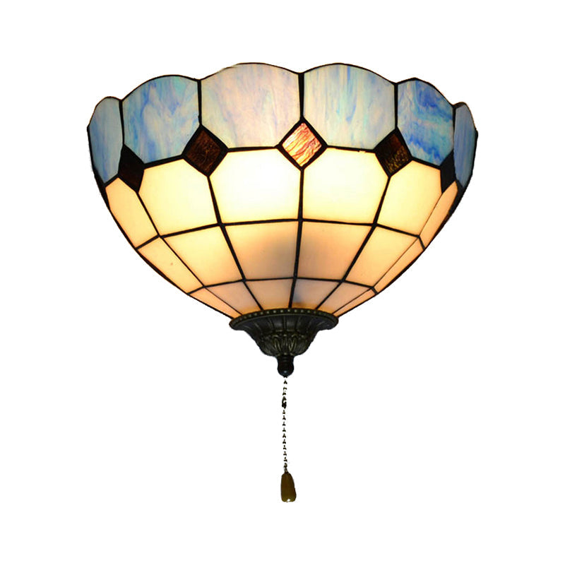 Skørter | Tiffany Wall Light with Pull Switch Outdoor Lighting 1 Light Wall Lighting