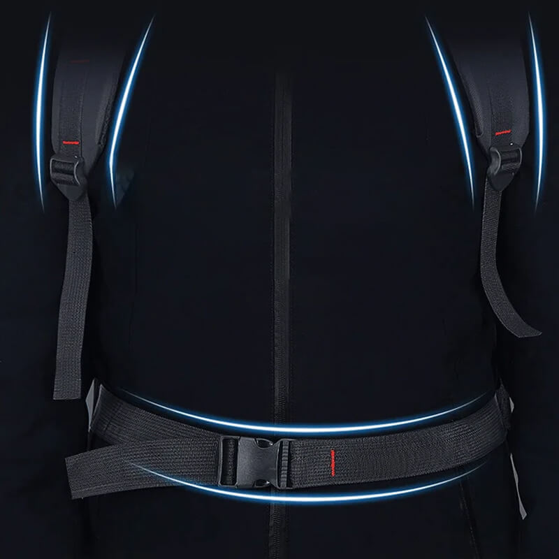 Lisslune | Expandable Oxford backpack with large capacity