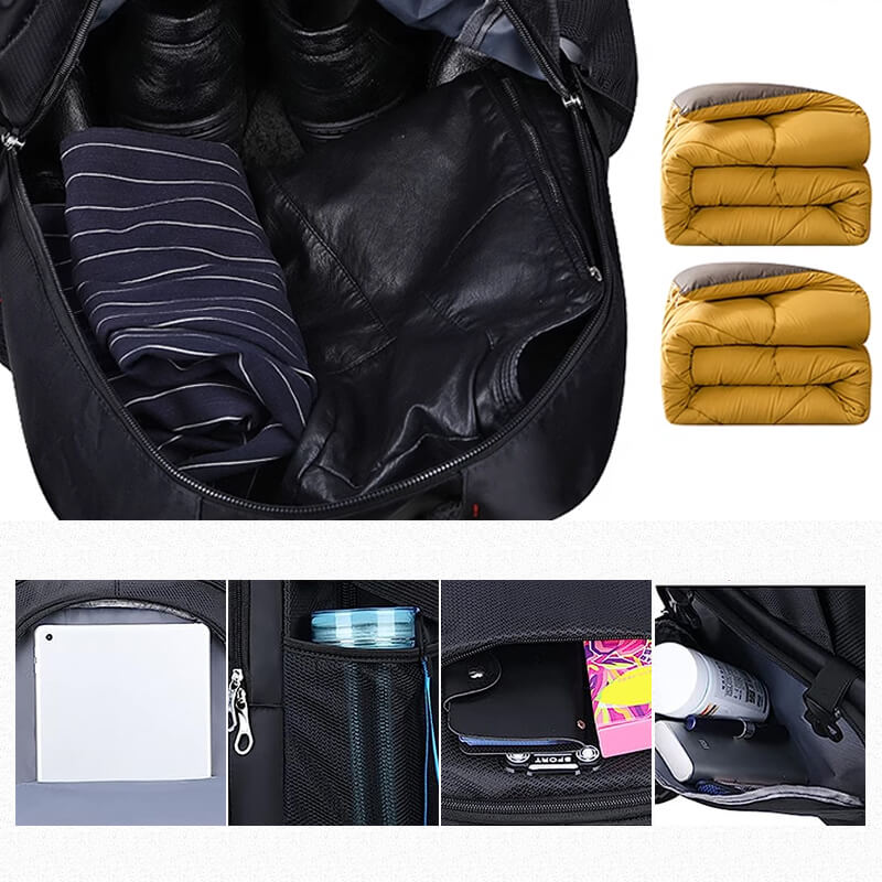 Lisslune | Expandable Oxford backpack with large capacity
