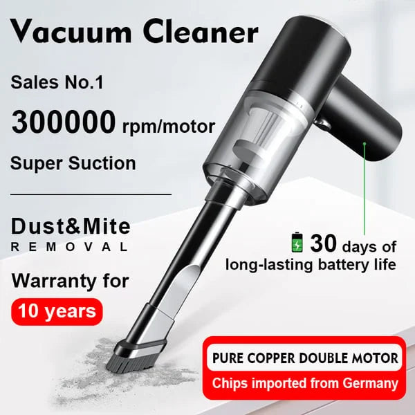 Lisslune | Wireless handheld car vacuum cleaner