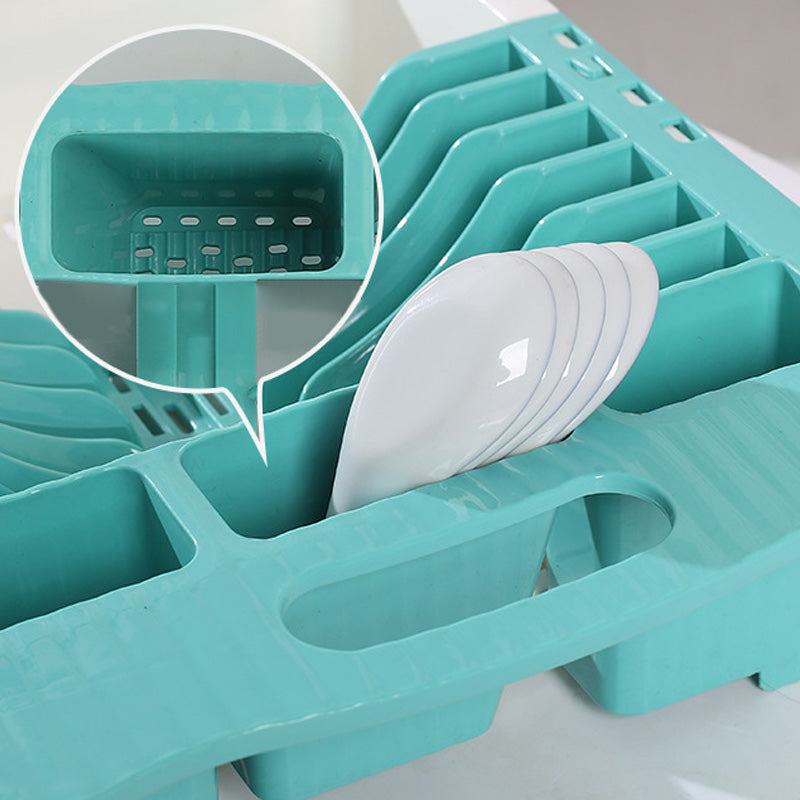 Lisslune | Efficient Kitchen Retractable Dish Drain Rack