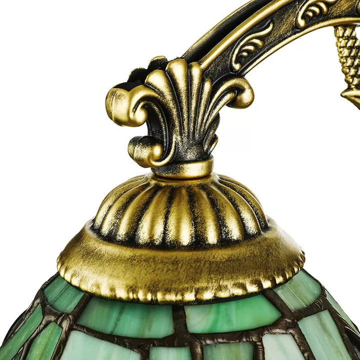 Lisslune | Lodge Style Dragonfly Wall Mount Light Woven Glass Multicolor Wall Lamp Lighting