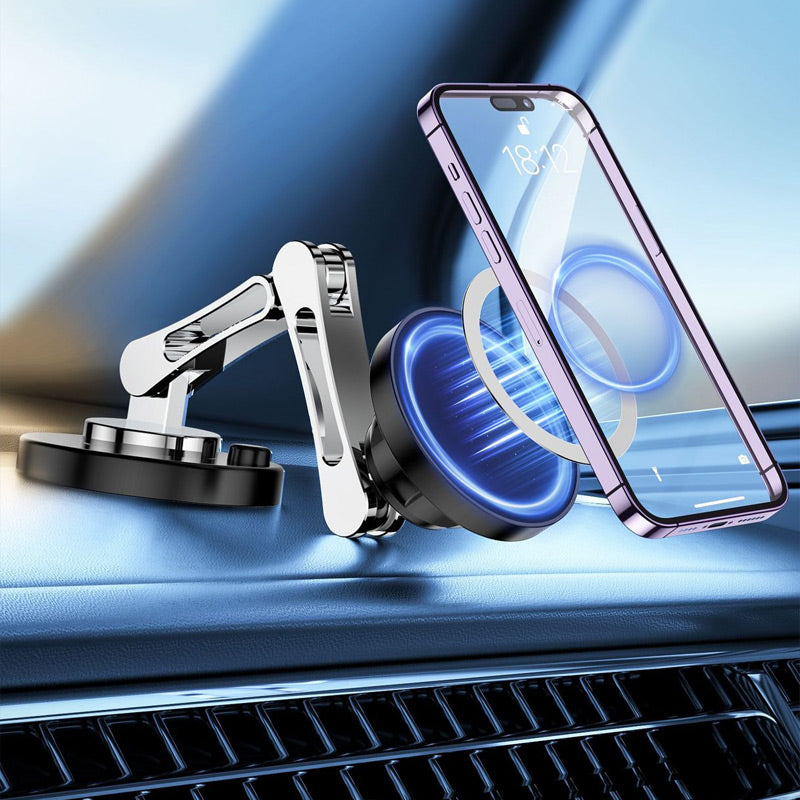 Lisslune | Magnetic wireless car charger and phone holder