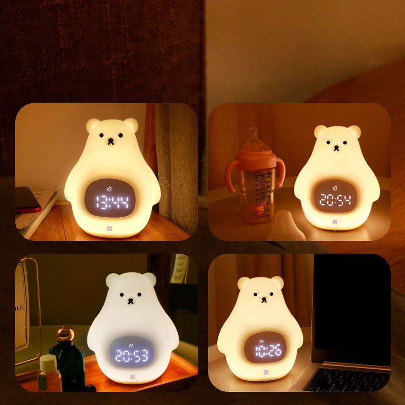 Lisslune | White Bear Light with Sleep Timer