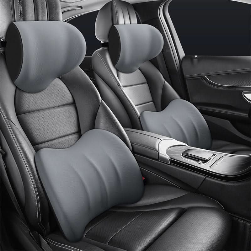 Lisslune | Memory Foam Car Headrest and Back Support Cushion