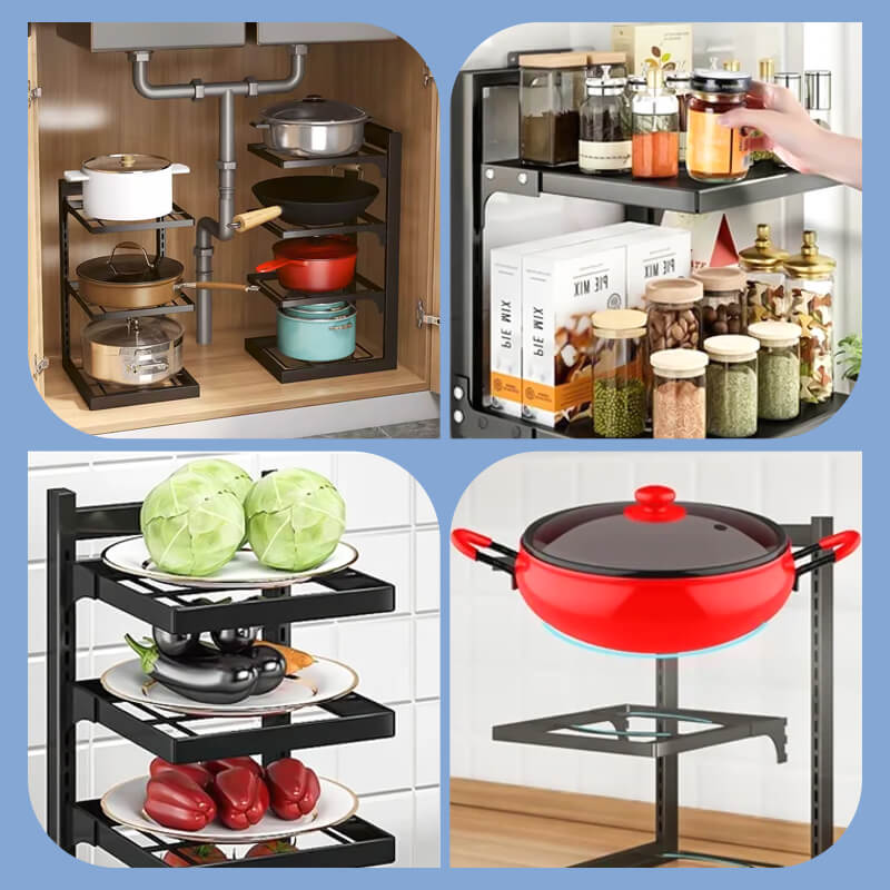 Lisslune | Kitchen shelves for multiple purposes