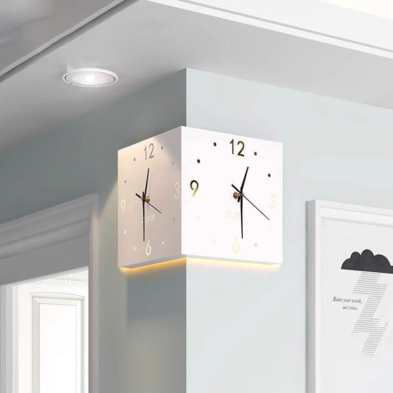 Lisslune | TimeEdge Modern Double-Facade Corner Angle with LED Lighting
