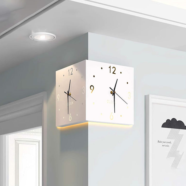 Lisslune | TimeEdge Modern Double-Facade Corner Angle with LED Lighting