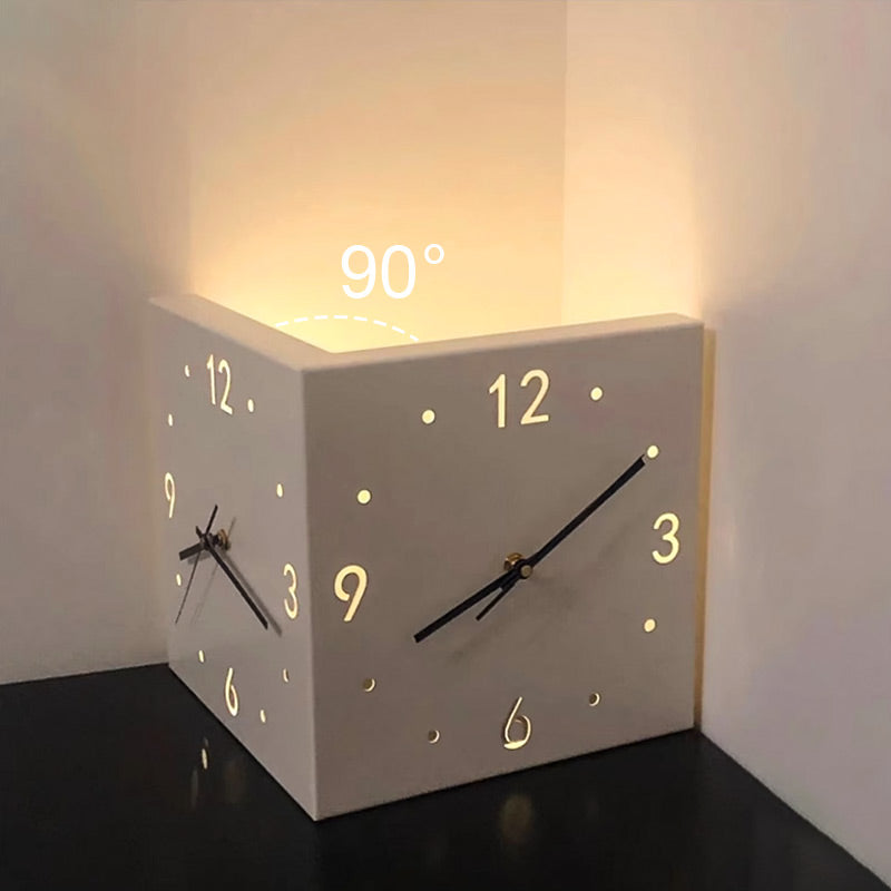 Lisslune | TimeEdge Modern Double-Facade Corner Angle with LED Lighting