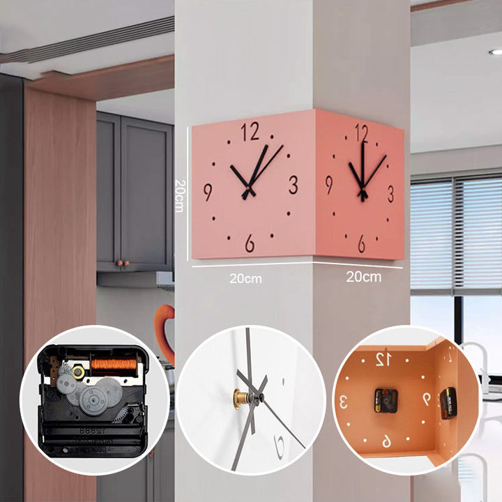 Lisslune | TimeEdge Modern Double-Facade Corner Angle with LED Lighting