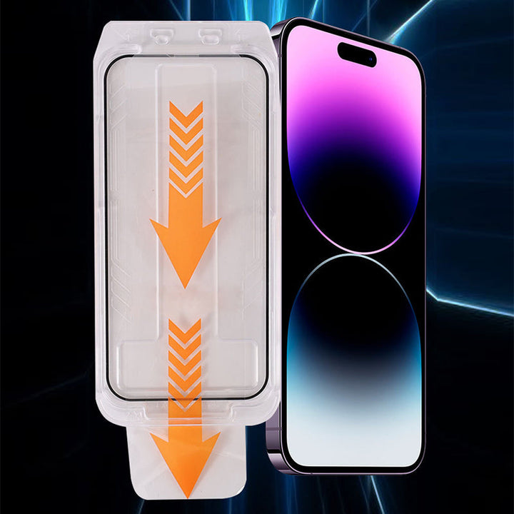 Lisslune | iPhone Tempered Anti-Peeking Screen Protector without Bubbles No Dust