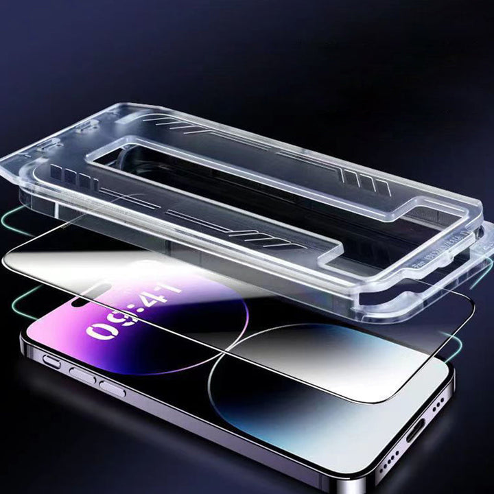 Lisslune | iPhone Tempered Anti-Peeking Screen Protector without Bubbles No Dust