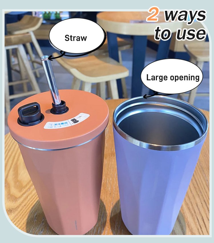 Lisslune | Cup with collapsible straw