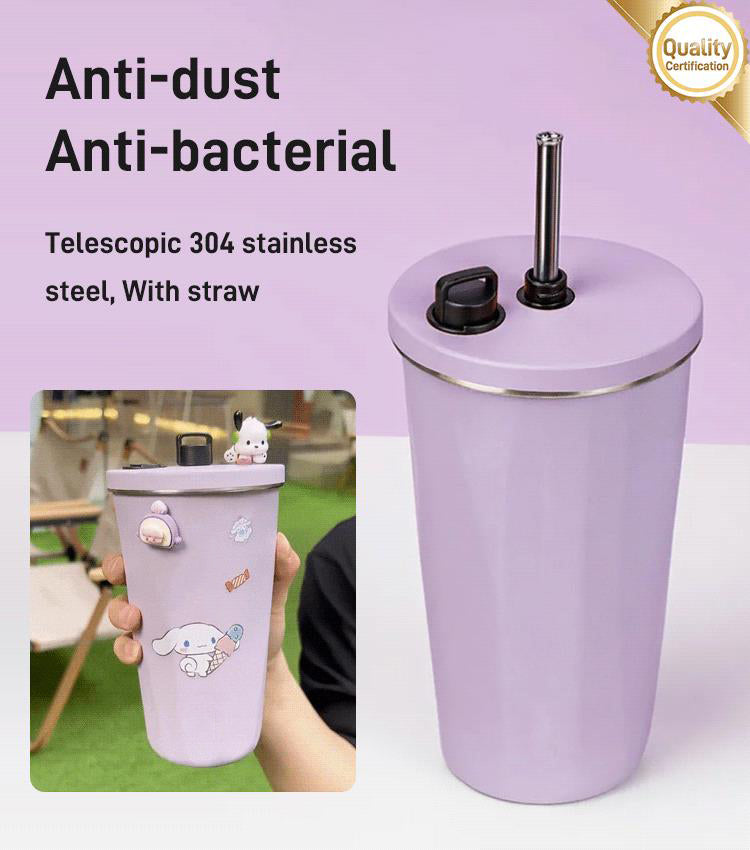 Lisslune | Cup with collapsible straw
