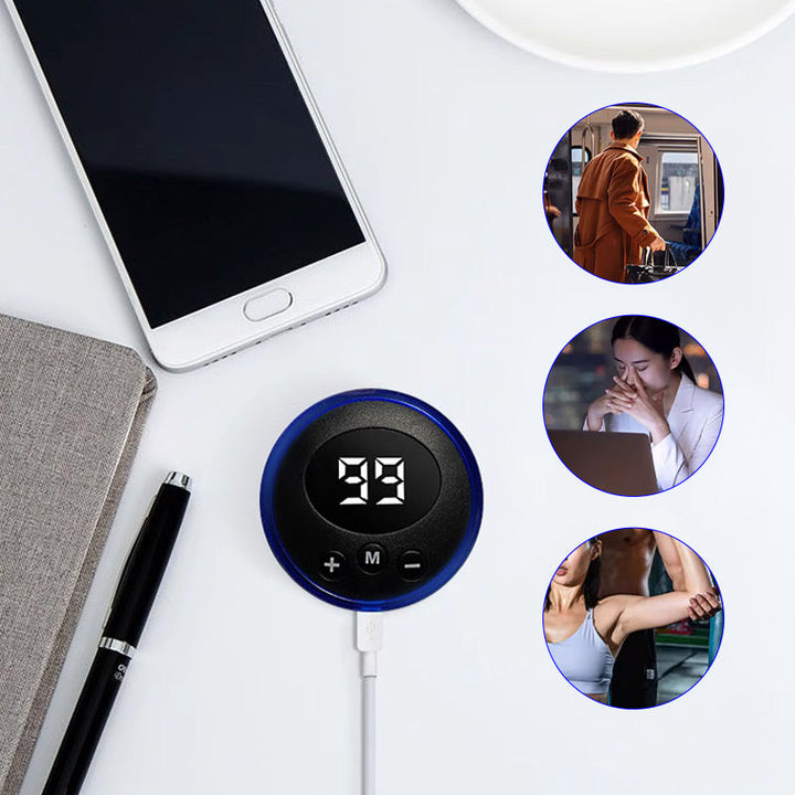 Lisslune | Portable massager with 8 modes and LCD screen