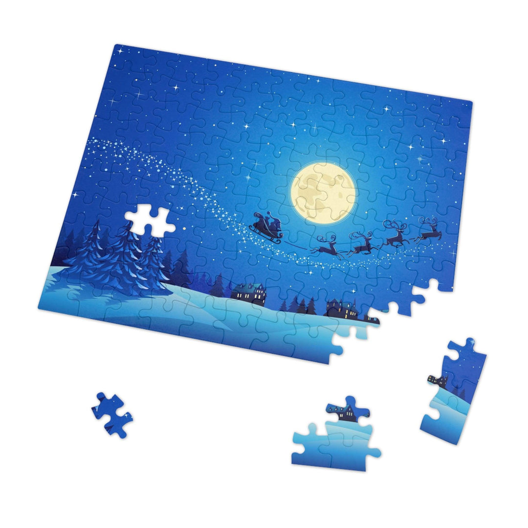 Lisslune | Customizable Family Puzzle Set in Stylish Metal Box - Made in the USA for Quality Time