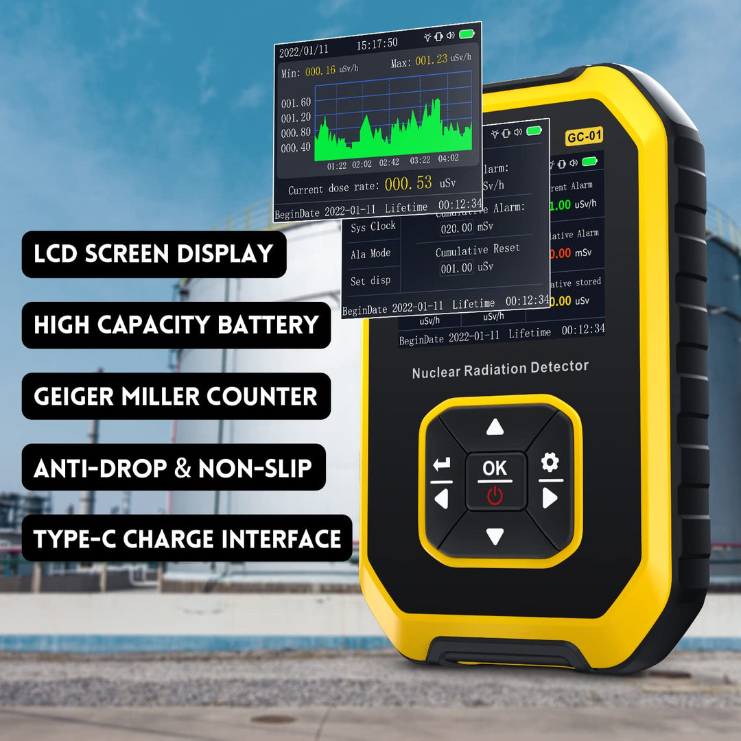 Lisslune | Geiger counter nuclear radiation detector