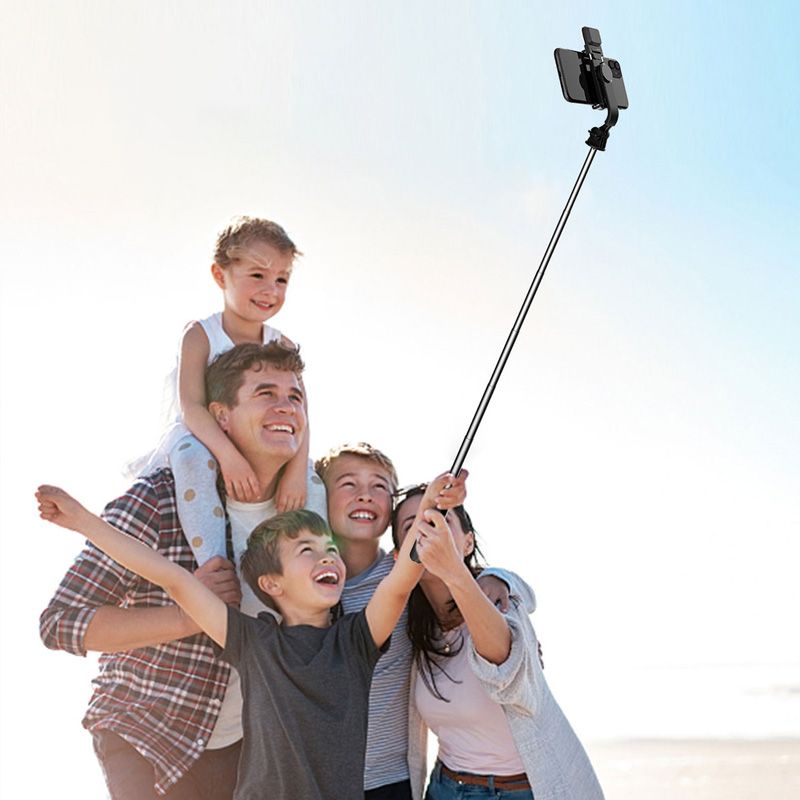 Lisslune | Bluetooth Selfie Stick Tripod with Telephone Stand and Beauty Fill-in Lighting
