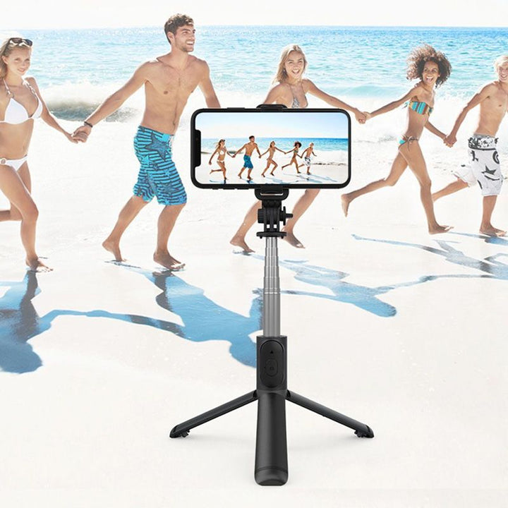 Lisslune | Bluetooth Selfie Stick Tripod with Telephone Stand and Beauty Fill-in Lighting