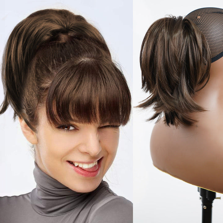 Lisslune | Synthetic Claw Clip In Ponytail Hair Extensions Diy Hair Piece Hair Bun