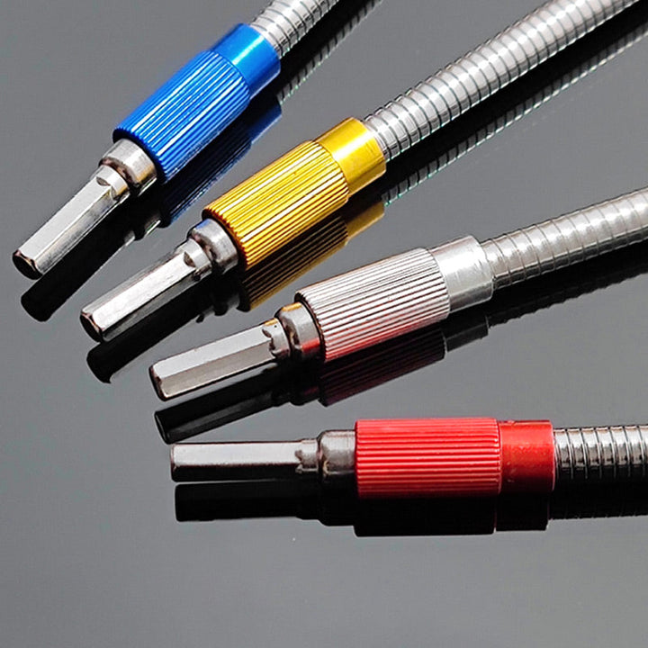Lisslune | FlexiGrip Universal Bit Holder with Extension for Hard-to-Reach Areas