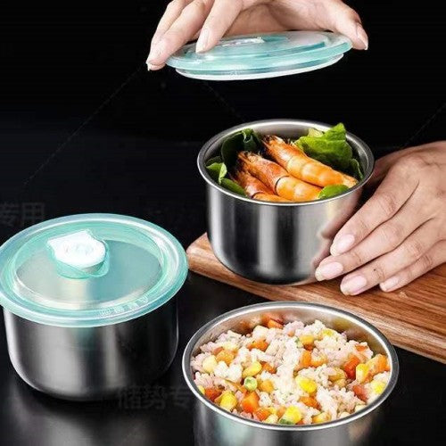 Lisslune | 304 Stainless Steel Sealed Freshness Storage Box