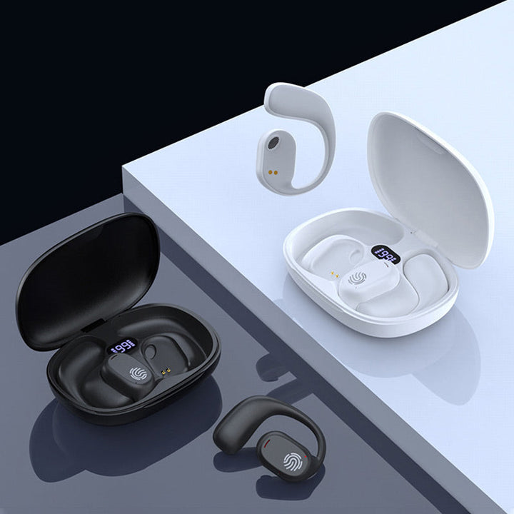 Lisslune | Bluetooth headphones with bone conduction and real ear hook