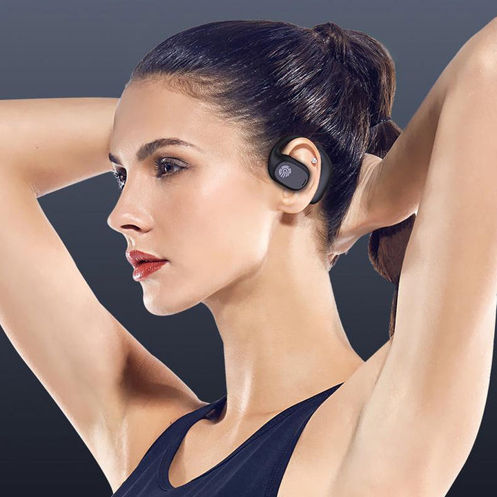 Lisslune | Bluetooth headphones with bone conduction and real ear hook