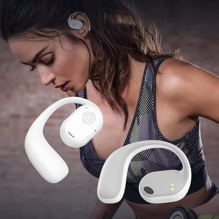 Lisslune | Bluetooth headphones with bone conduction and real ear hook