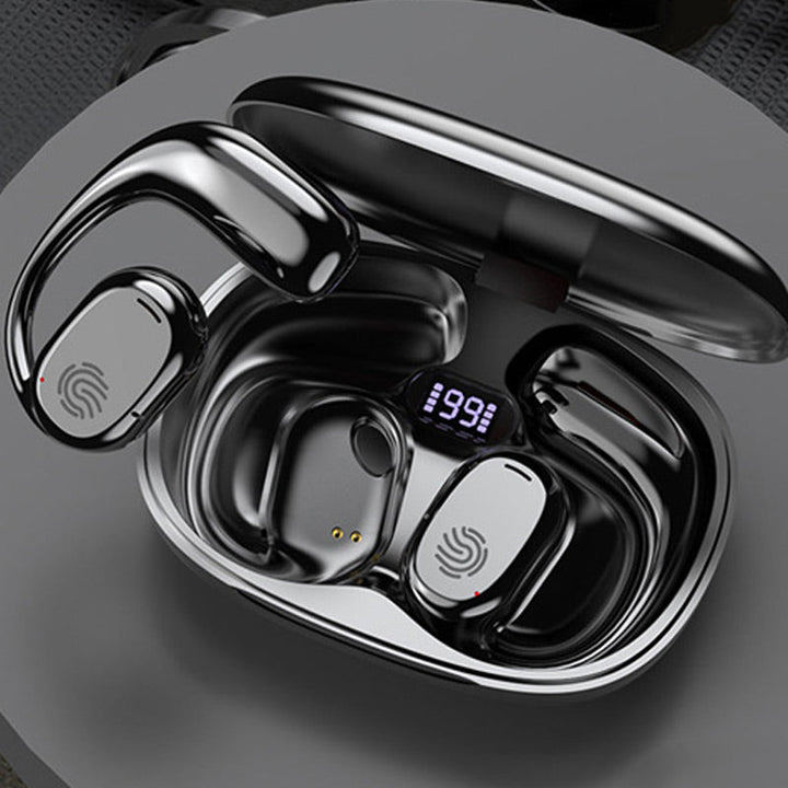 Lisslune | Bluetooth headphones with bone conduction and real ear hook