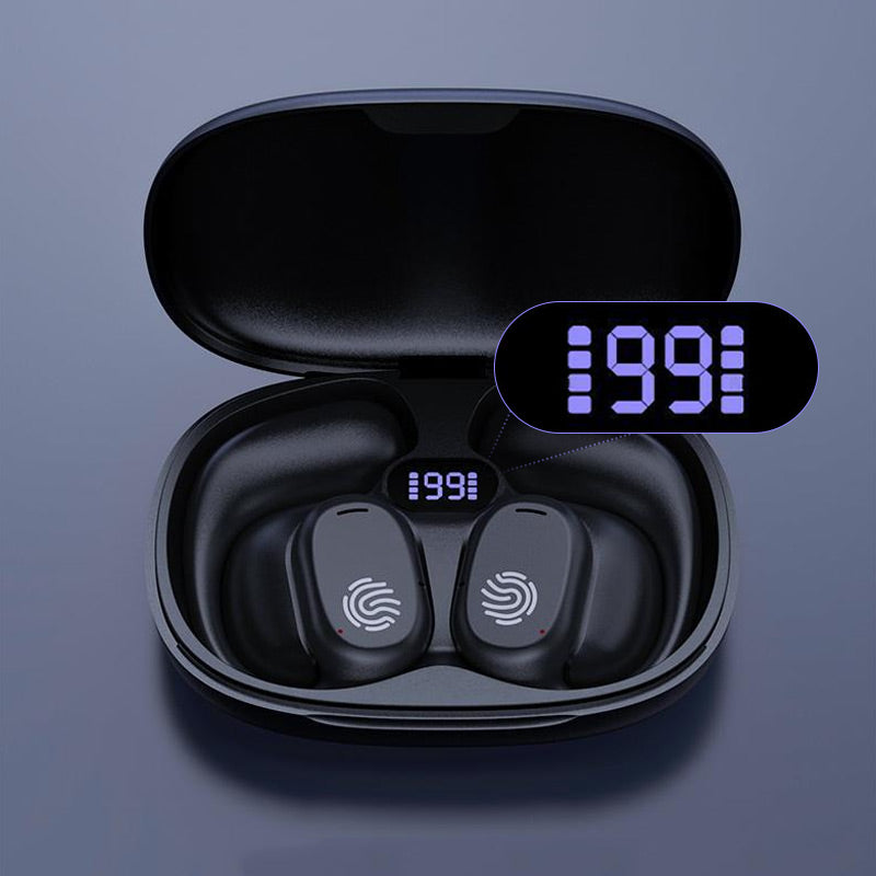 Lisslune | Bluetooth headphones with bone conduction and real ear hook