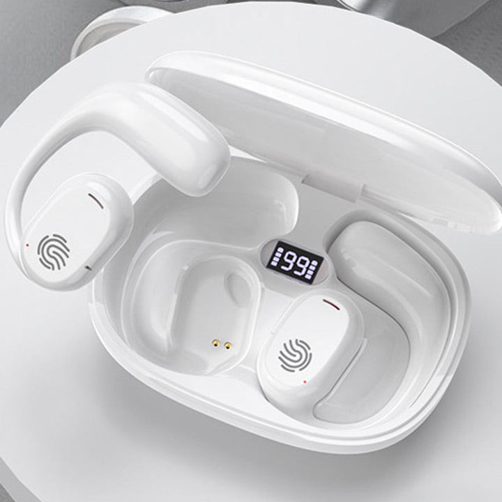 Lisslune | Bluetooth headphones with bone conduction and real ear hook