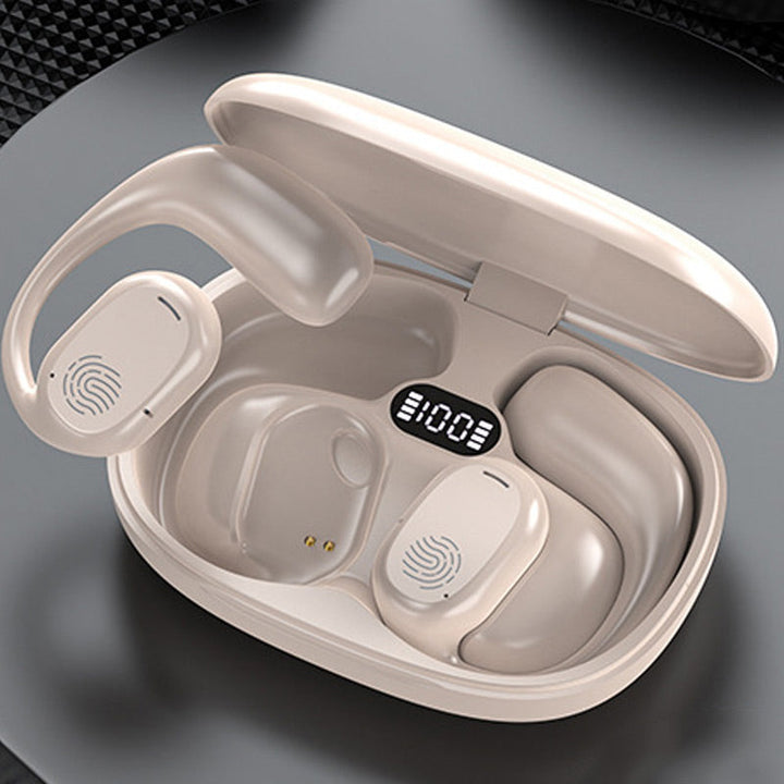 Lisslune | Bluetooth headphones with bone conduction and real ear hook