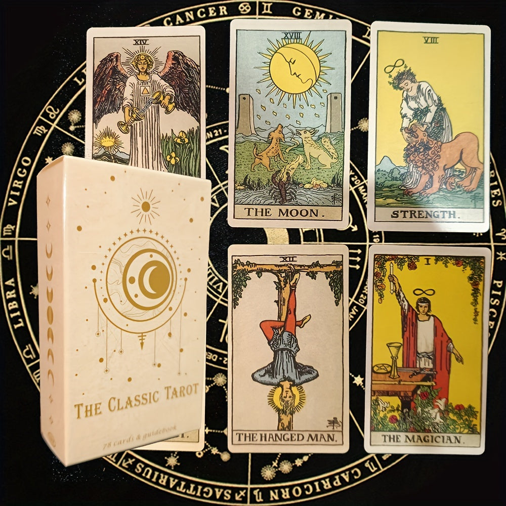 Lisslune | Classic Tarot Cards Set (78 Cards) - SoulPath