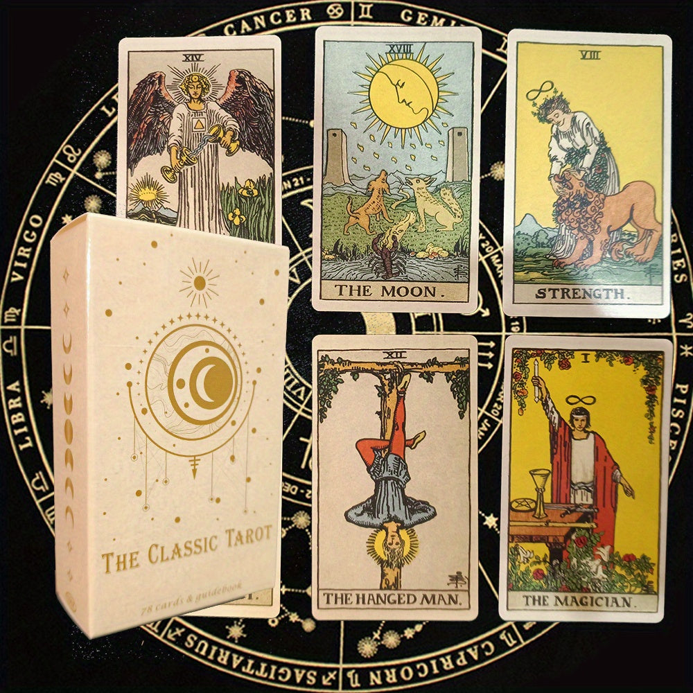 Lisslune | Classic Tarot Cards Set (78 Cards) - SoulPath