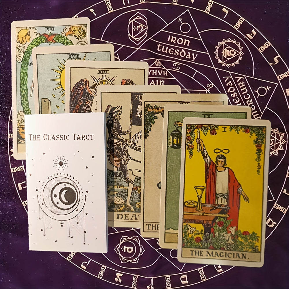 Lisslune | Classic Tarot Cards Set (78 Cards) - SoulPath