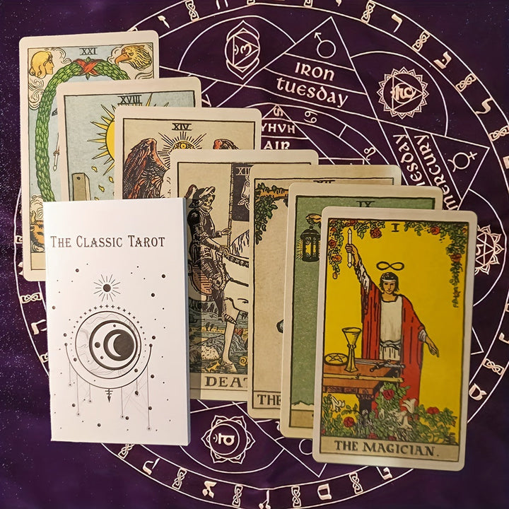 Lisslune | Classic Tarot Cards Set (78 Cards) - SoulPath