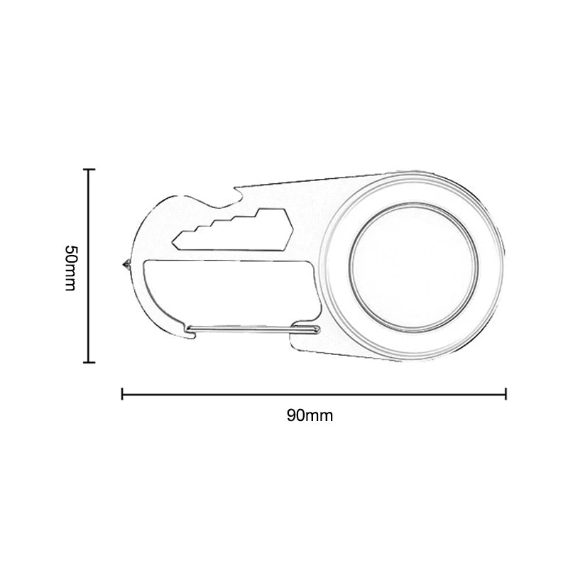 Lisslune | Multifunctional Portable Rechargeable Keychain Light