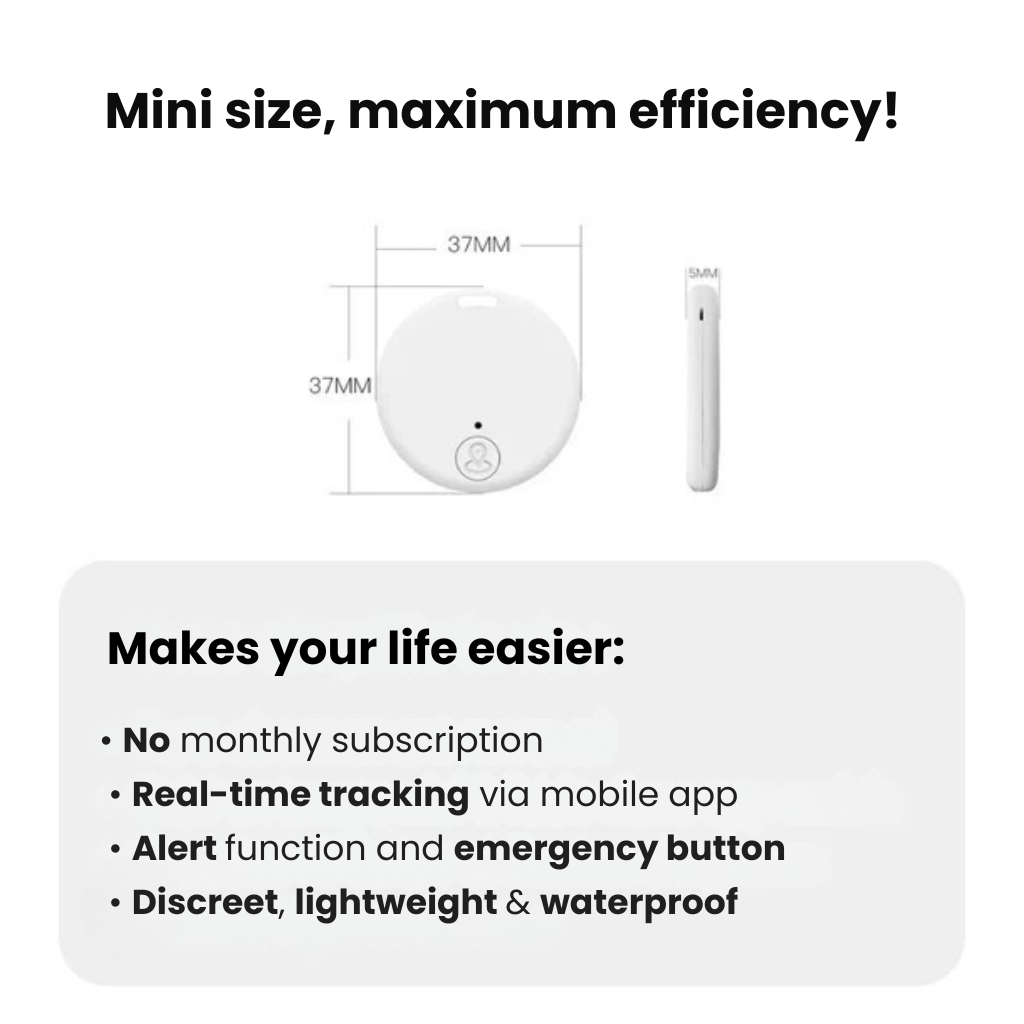 Lisslune | GPS Tracker for Children | Real-Time Tracking, Waterproof & Long Battery Life for Peace of Mind