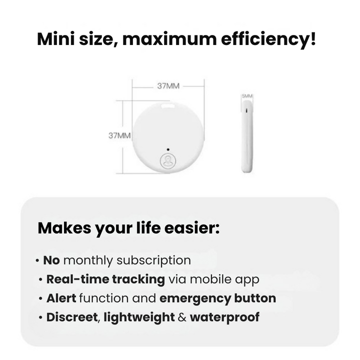 Lisslune | GPS Tracker for Children | Real-Time Tracking, Waterproof & Long Battery Life for Peace of Mind