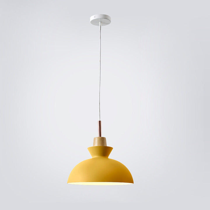 Lisslune | AuroraLite Nordic Pendant Light | Metal Design | 1-Light | Modern Color Options