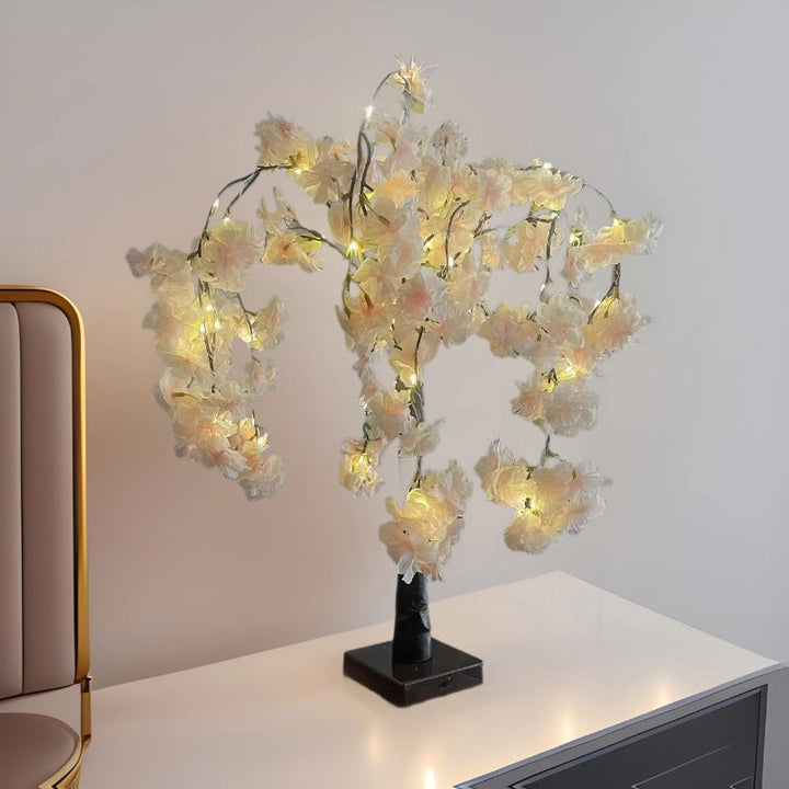 Lisslune | Atmospheric Light Tree with Red Birds – Flexible LED Decoration Tree
