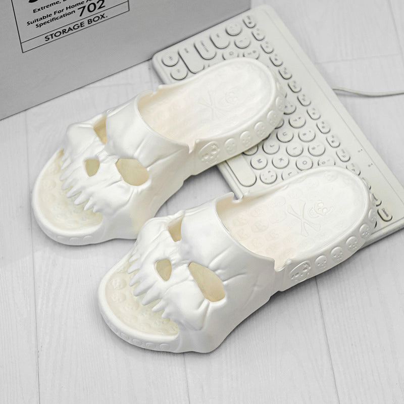 Lisslune | Skull Design Single Band Slippers