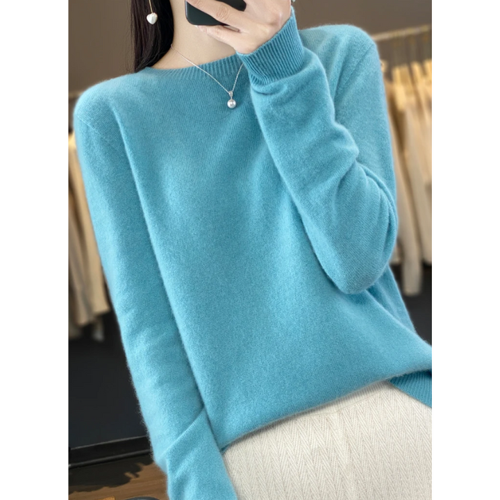 Lisslune | Cashmere Pullover Women Stylish Round Neck, Soft & Comfortable