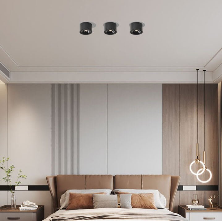 Lisslune | Origo Minimalistic LED Ceiling Light - Adjustable Round Recessed Lamp