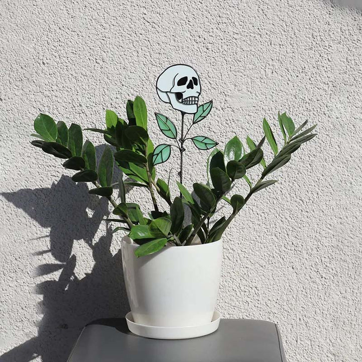 Lisslune | Early Halloween💀Skull Stained Glass Plant