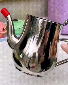 Lisslune | Oil filter jug in stainless steel