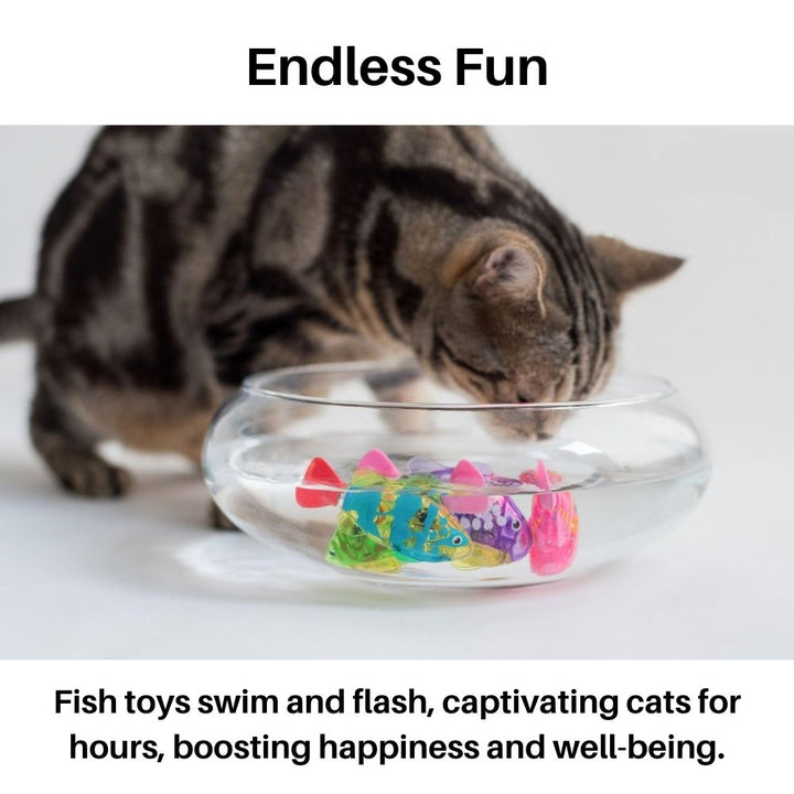 Lisslune | AquaPret Interactive Cat Toy – Moving Fish with Lighting