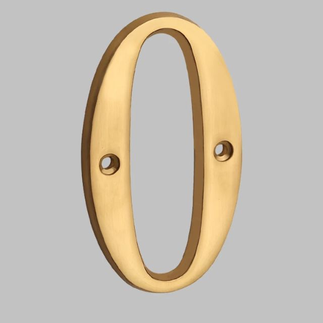 Lisslune | Traditional house numbers made of solid brass