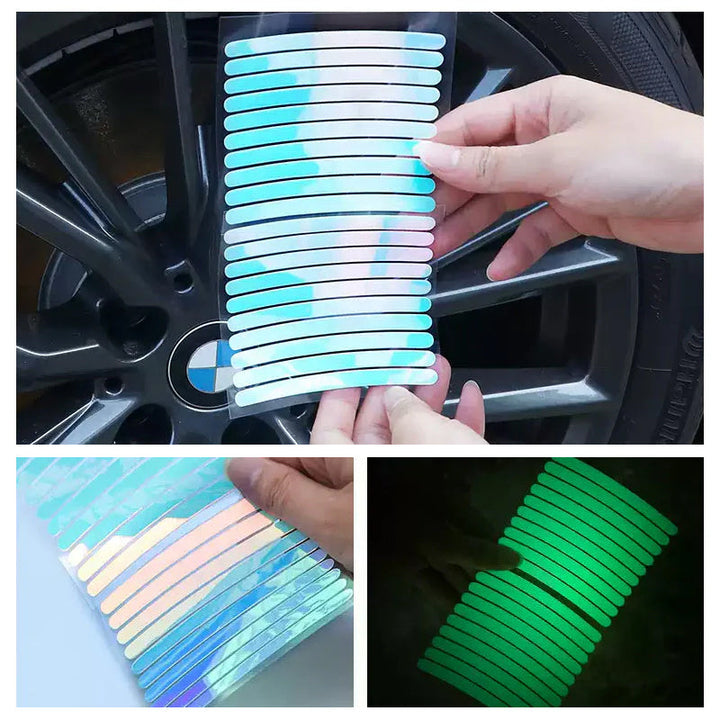Lisslune | Reflective Car Rims Stickers